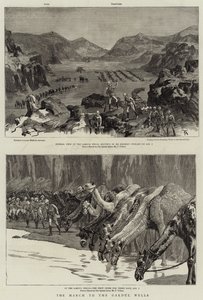 ガクドゥルウェルズへの行進 作： Frederic Villiers